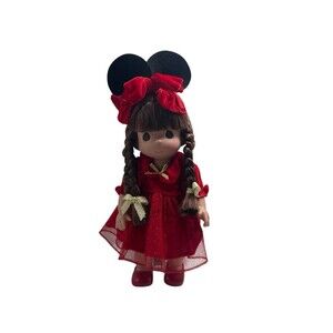 Precious Moments Minnie Mouse Brunette Doll Disney Expo Exclusive Ltd Edition